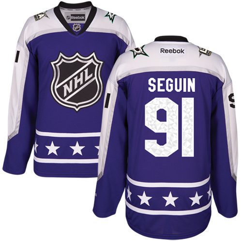 Stars #91 Tyler Seguin Purple All-Star Central Division Stitched NHL Jersey